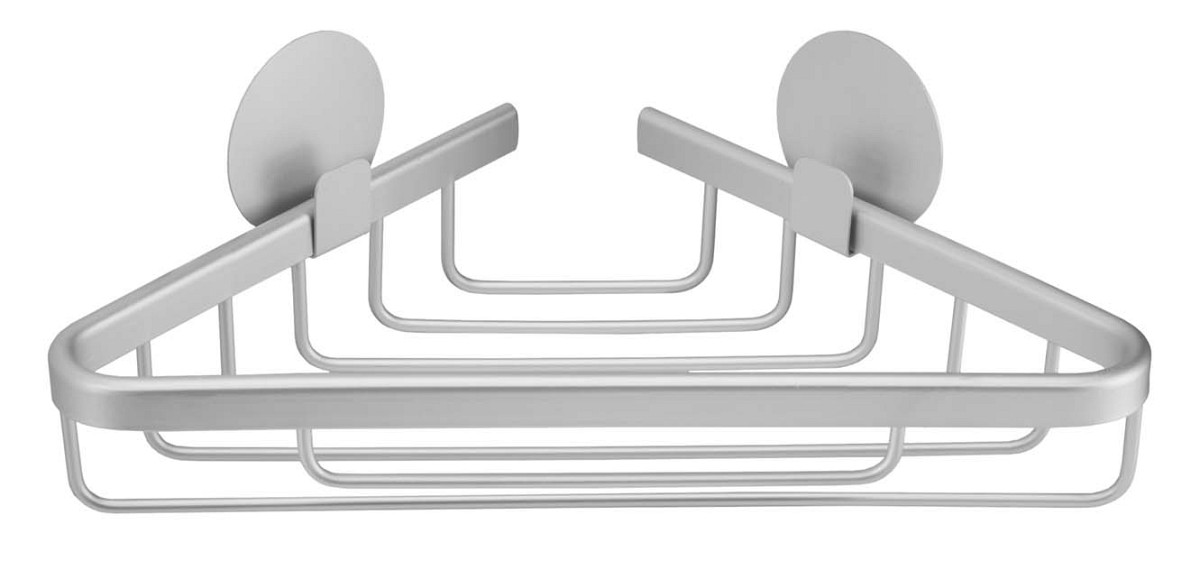 Επιτοίχια Γωνιακή Ραφιέρα Rocco Από Αλουμίνιο 25,4x4,5x13,5 εκ