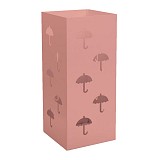 Ομπρελοθήκη Τετράγωνη - Matt Pink, Pam & Co, W22 x D22 x H50 (cm), 25-303