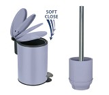 Σετ Καλάθι 3lt με απαλό κλείσιμο & Πιγκάλ Adona Lavender