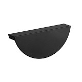 Roline 682 Λαβή Επίπλου από Ζάμακ Μαύρο Ματ