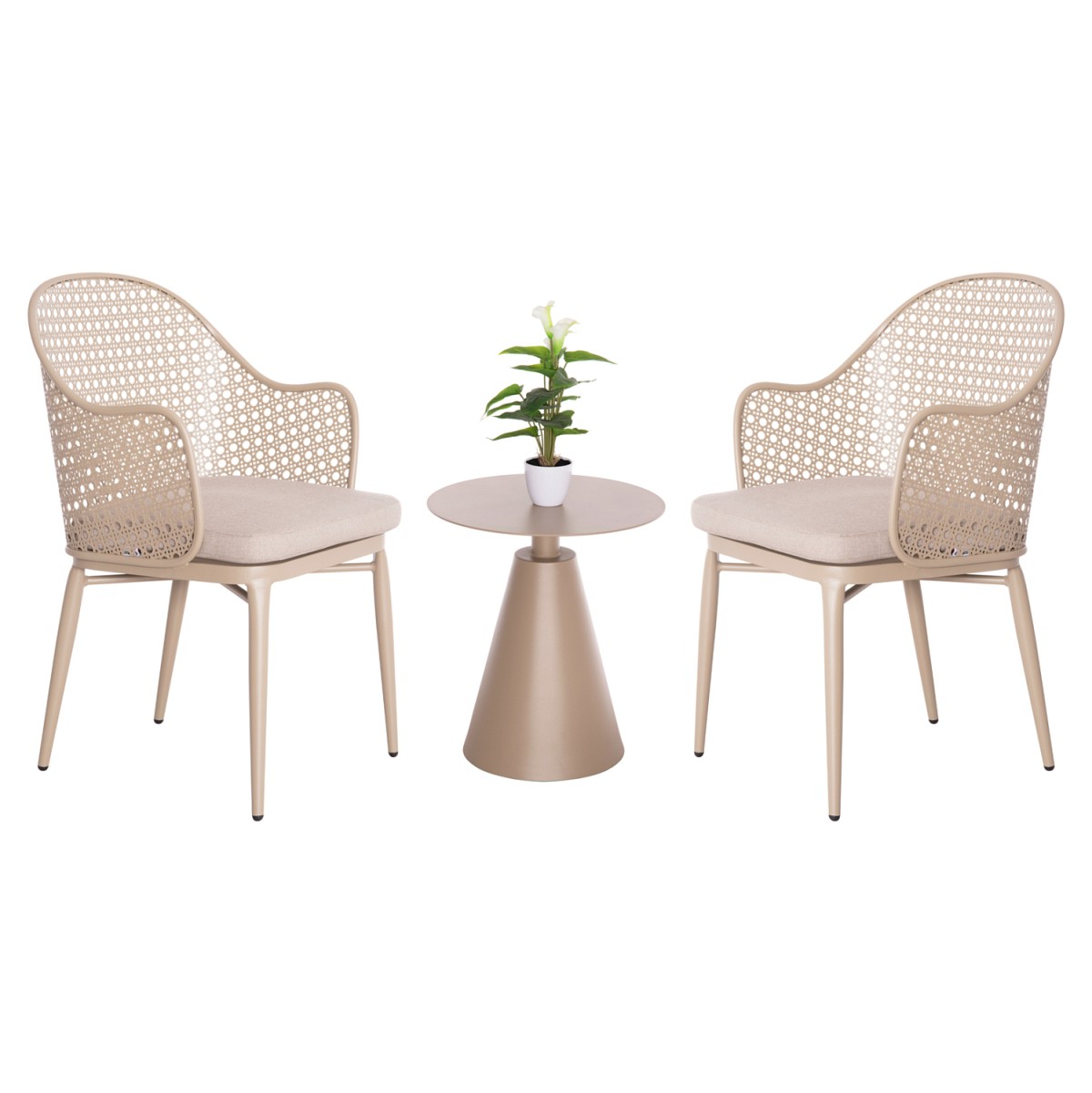 ΣΕΤ LOUNGE 3TMX ΕΞ.ΧΩΡΟΥ OREGO HM21106.03 ΑΛΟΥΜΙΝΙΟ ΣΕ ΚΑΠΟΥΤΣΙΝΟ