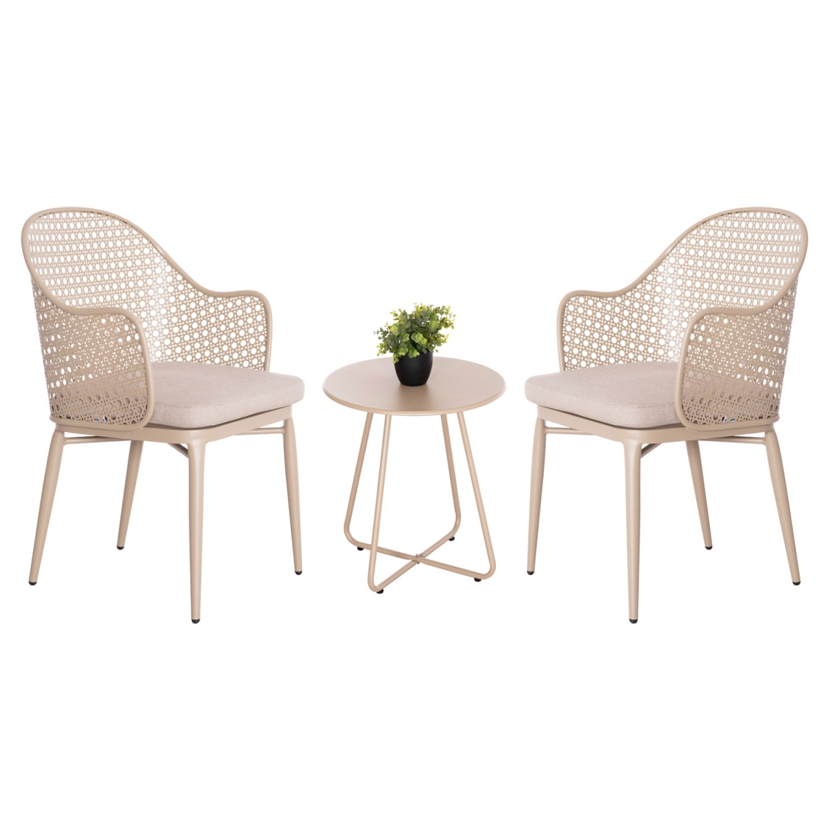 ΣΕΤ LOUNGE 3TMX ΕΞ.ΧΩΡΟΥ OREGO HM21107.03 ΑΛΟΥΜΙΝΙΟ & ΜΕΤΑΛΛΟ ΣΕ ΚΑΠΟΥΤΣΙΝΟ