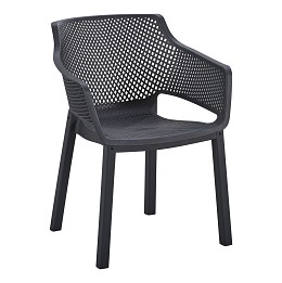 ΠΟΛΥΘΡΟΝΑ ΠΟΛΥΠΡΟΠΥΛΕΝΙΟΥ PEGGY HM6368.02 ΜΑΥΡΟ 60x55x79Υεκ