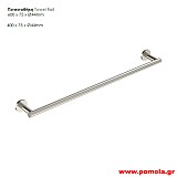 002 Πετσετοκρεμαστρα Πετσετοθήκη νικελ ματ χρώμα ινοξ lkks