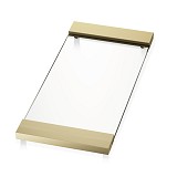Holder of glass shelf for TAB 37 - Gold matt 24 Carat