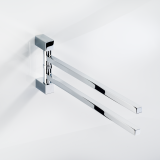CO HTH2 CORNER Towel rail double - chrome