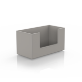 BROWNIE PTB  Paper towel box Artificial leather Taupe