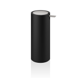 STONE SSP   Soap dispenser - black matt / stainless steel matt