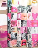 ΚΟΥΡΤΙΝΑ ΜΠΑΝΙΟΥ LOVE 180(Μ)X180(Υ)