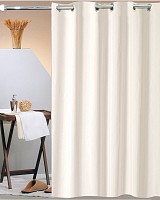 ΚΟΥΡΤΙΝΑ ΜΠΑΝΙΟΥ SOLID HOOKLESS ΜΠΕΖ 180(Μ)X200(Υ)