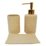 Σετ μπάνιου πορσελάνη με ανοξείδωτη-αμετάβλητη αντλία