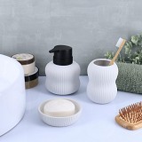 Σετ 3 τεμάχια ντισπένσερ - θήκη οδ/ρτσας - σαπουνοθήκη