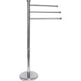 Βάση μεταλλική με 3 βραχίονες σε χρώμιο .