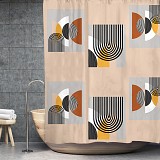 ΚΟΥΡΤΙΝΑ ΜΠΑΝΙΟΥ ΠΛΑΣΤΙΚΗ FingerprintPeva2 180(Μ)X180(Υ)