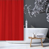 ΚΟΥΡΤΙΝΑ ΜΠΑΝΙΟΥ SOLID 180(Μ)X200(Υ) ΚΟΚΚΙΝΗ