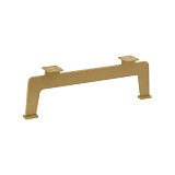 Roline 201 Πόδι Επίπλου από Χάλυβα Χρυσό Ματ 370x120mm