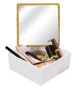 Cosmetic Organizer Timber Box 13,2x16,5x13,2 εκ