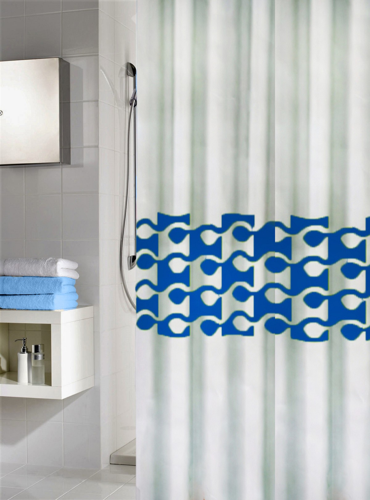 Κουρτίνα Μπάνιου Υφασμάτινη Piscis  180x200 εκ