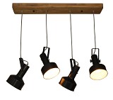 HL-243S-4P FARCOM BLACK PENDANT