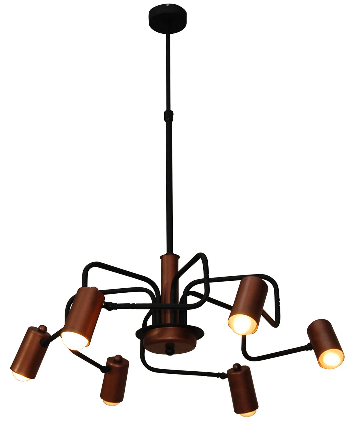 HL-3522-6 HANNAH OLD COPPER & BLACK PENDANT