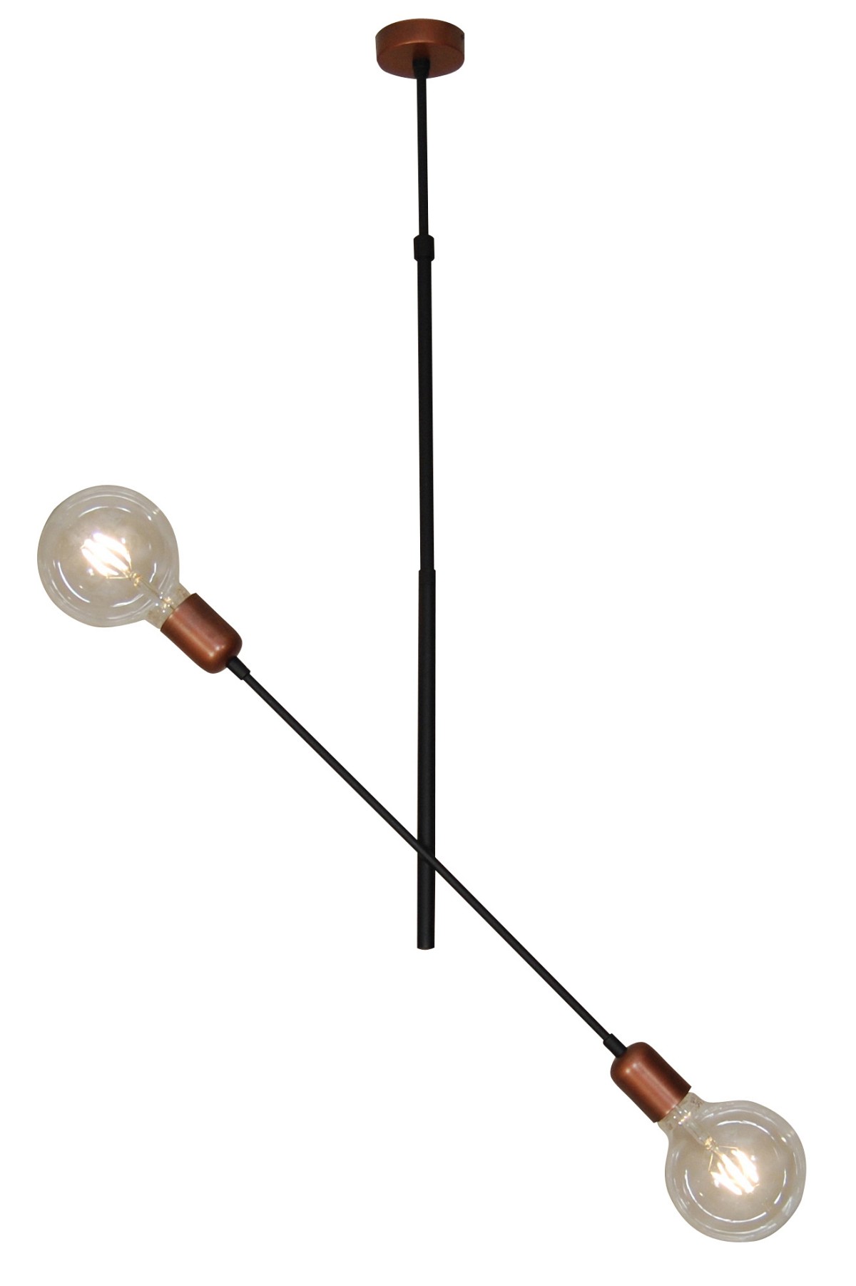 HL-3524-2 ERIC COPPER & BLACK PENDANT