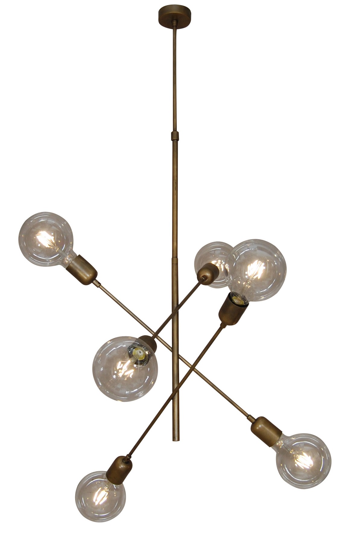 HL-3524-6 ERIC OLD BRONZE & WHITE PENDANT