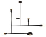 HL-3525-6 RODNEY BLACK PENDANT
