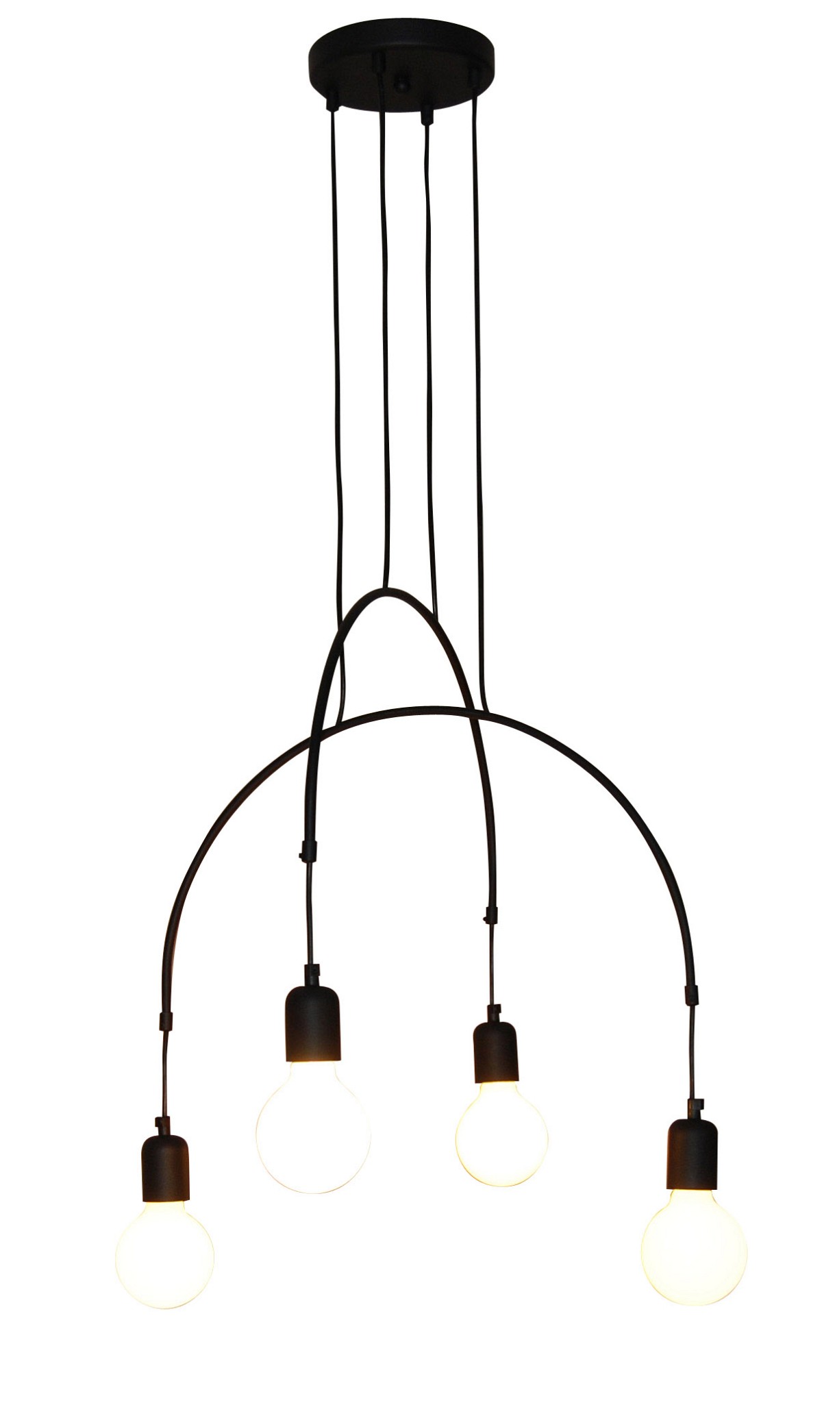 HL-3527-4 EVERDINA BLACK PENDANT