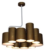 HL-3567-P10 BRODY OLD BRONZE & WHITE PENDANT