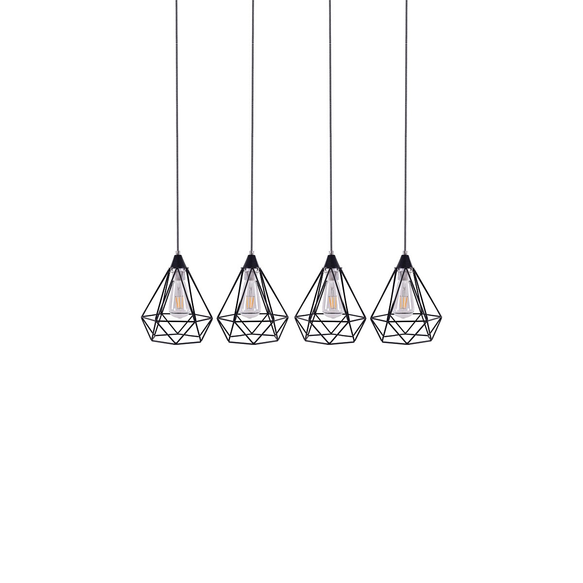 SE148-19-4 MILA PENDANT LAMP BLACK METAL+