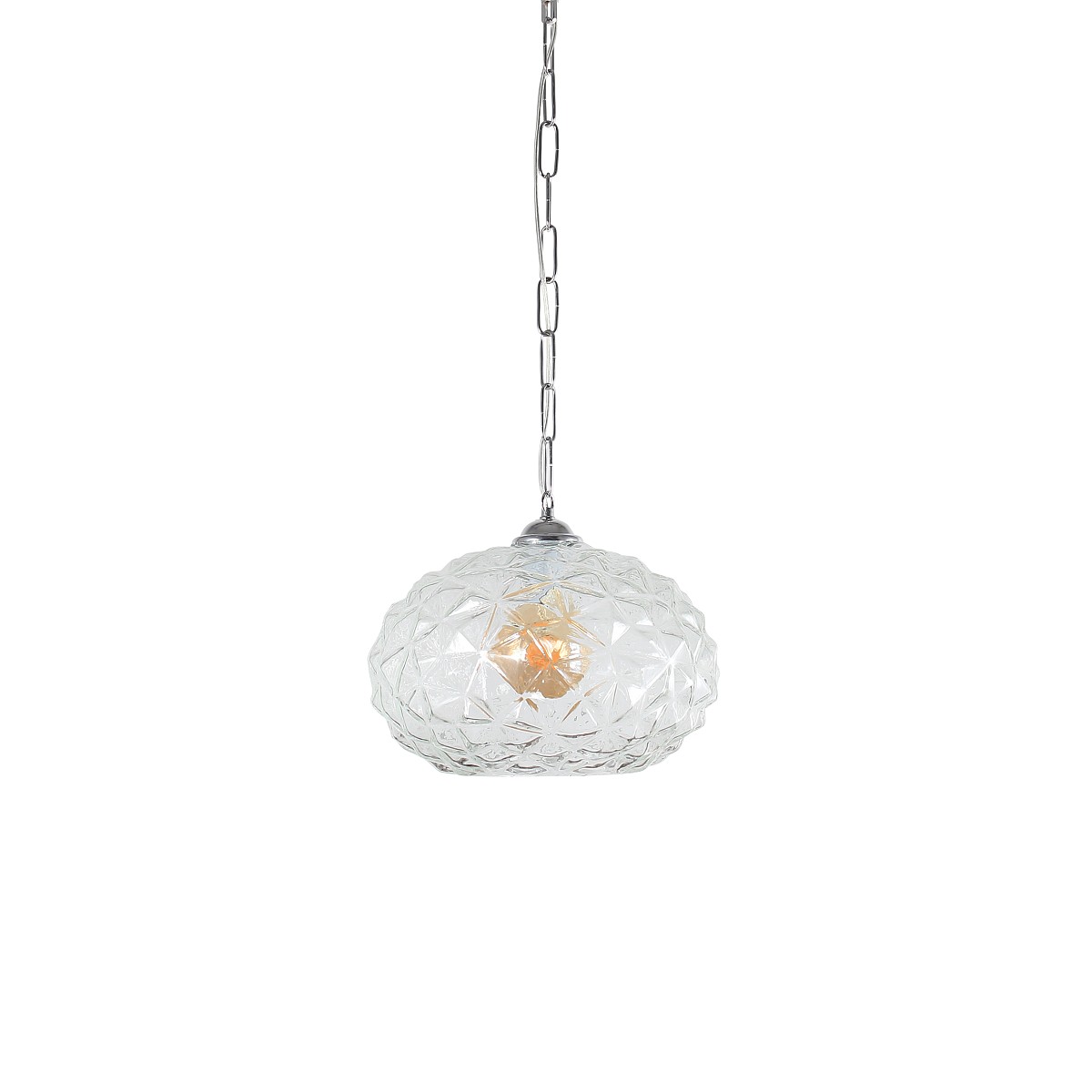 877-30 CHLOE Φ30, TRASPARENT GLASS PENDANT 1Z2