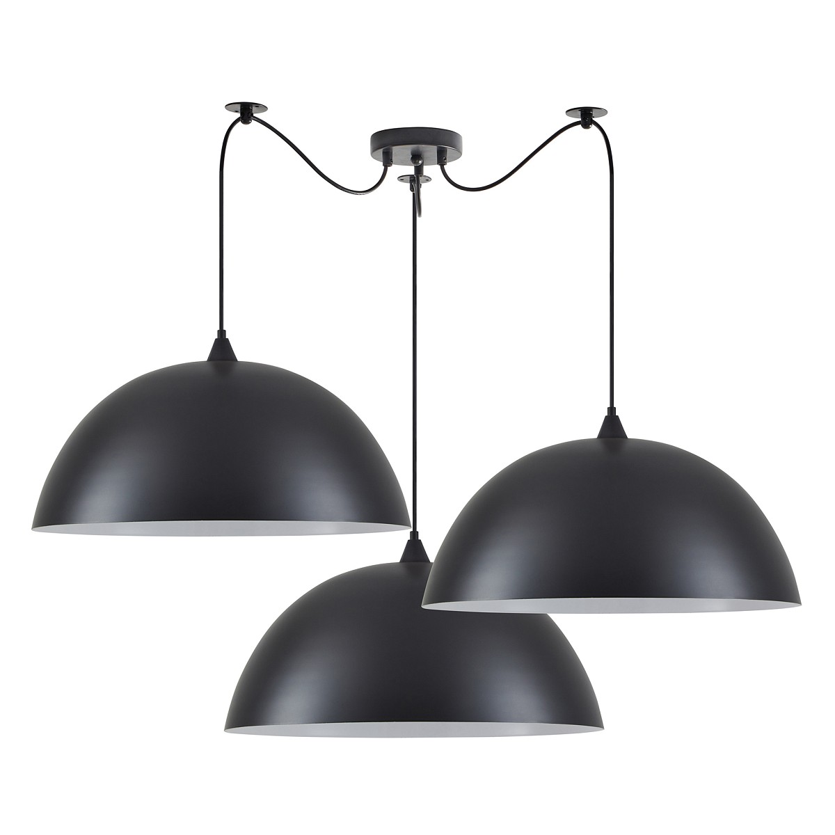 SE21-BL-B10-BL3-MS50 ADEPT PENDANT Black Metal Pendant+