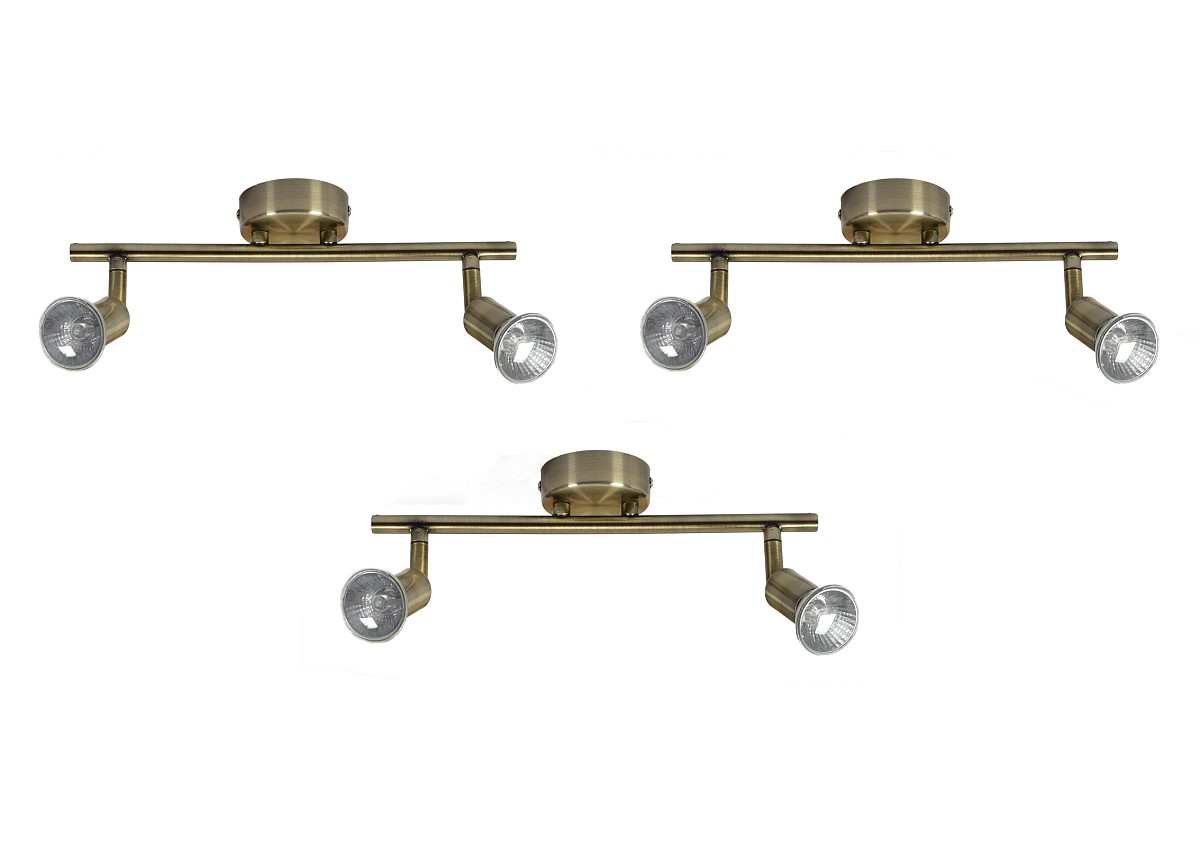 SE 140-BR2 (x3) Saba Packet Bronze adjustable spotlight+