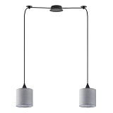 SE21-BL-B10-BL2-SH2 ADEPT PENDANT Grey Shade Pendant +