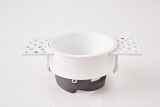 SE-SP-TR-WH TRIXI SPOT COMPONENT TRIMMLESS WHITE GU10/COB FOR HOLE 7,3cm. PAIRING WITH DEPO OR