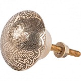 Πόμολο σκαλιστό παγώνι