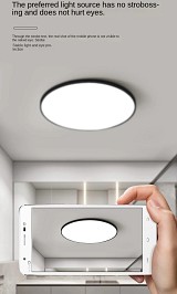 SE LED 36 RONDO BLACK CEILING 36W 3CCT 2 YEARS WARRANTY