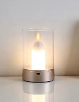 SE LED 13 YURI BLACK TABLE BATTERY LAMP LED RECHARGEABLE 8,5x13cm 3w 3000k CHARGING TIME : 4 ho