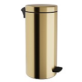 Χαρτοδοχείο 20 Lit, Soft Close - Brushed Gold, Pam & Co, Ø25 x H55 (cm), 18-310-023