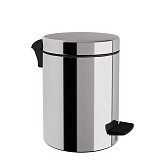 Χαρτοδοχείο 8 Lit, Soft Close - Inox, Pam & Co, Ø23 x H32 (cm), 08-501-001