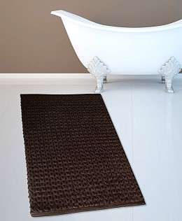 ΠΑΤΑΚΙ ΜΠΑΝΙΟΥ #2335 CHENILLE ΚΑΦΕ 50X80