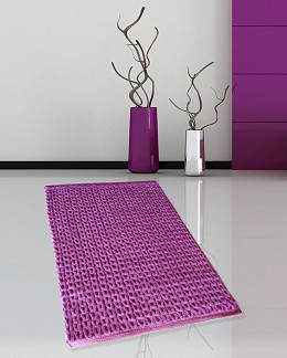 ΠΑΤΑΚΙ ΜΠΑΝΙΟΥ #2335 CHENILLE ΜΩΒ 50X80