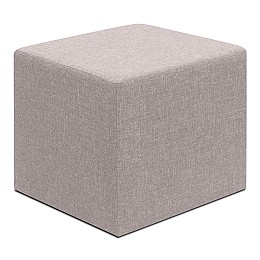 Σκαμπώ Linda Megapap υφασμάτινο χρώμα μπεζ 40x40x40εκ.