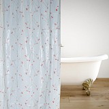 ΚΟΥΡΤΙΝΑ ΜΠΑΝΙΟΥ PEVA RED BERRIES 180(Μ)X180(Υ)