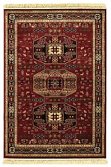 ΧΑΛΙ PERSIA 6057 BURGUNDY ΜΕ ΚΡΟΣΣΙ - 133X190  NewPlan
