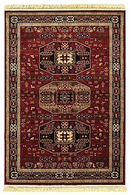 ΧΑΛΙ PERSIA 6057 BURGUNDY ΜΕ ΚΡΟΣΣΙ - 080X150  NewPlan