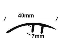 ΠΡΟΦΙΛ LAMINATE ΑΝΙΣΟΠΕΔΟ ΧΡΥΣΟ  40Χ2750mm NewPlan