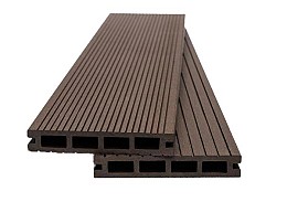 DECK-WPC ΔΑΠΕΔΟΥ 25/145mm D.BROWN 110 NewPlan