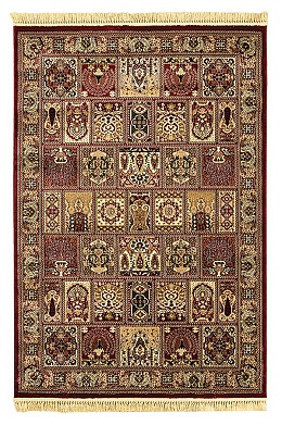 ΧΑΛΙ PERSIA 6283 BURGUNDY ΜΕ ΚΡΟΣΣΙ - 133X190  NewPlan