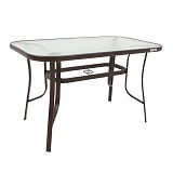 ΤΡΑΠΕΖΙ ΕΞΟΧΗΣ Fylliana STEEL ΚΑΦΕ 120x70x70εκ g.r.d